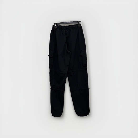 Garage Paxton Parachute Pants Size XS Black 100% Cotton Gorpcore Relaxed Pockets - Picture 12 of 12